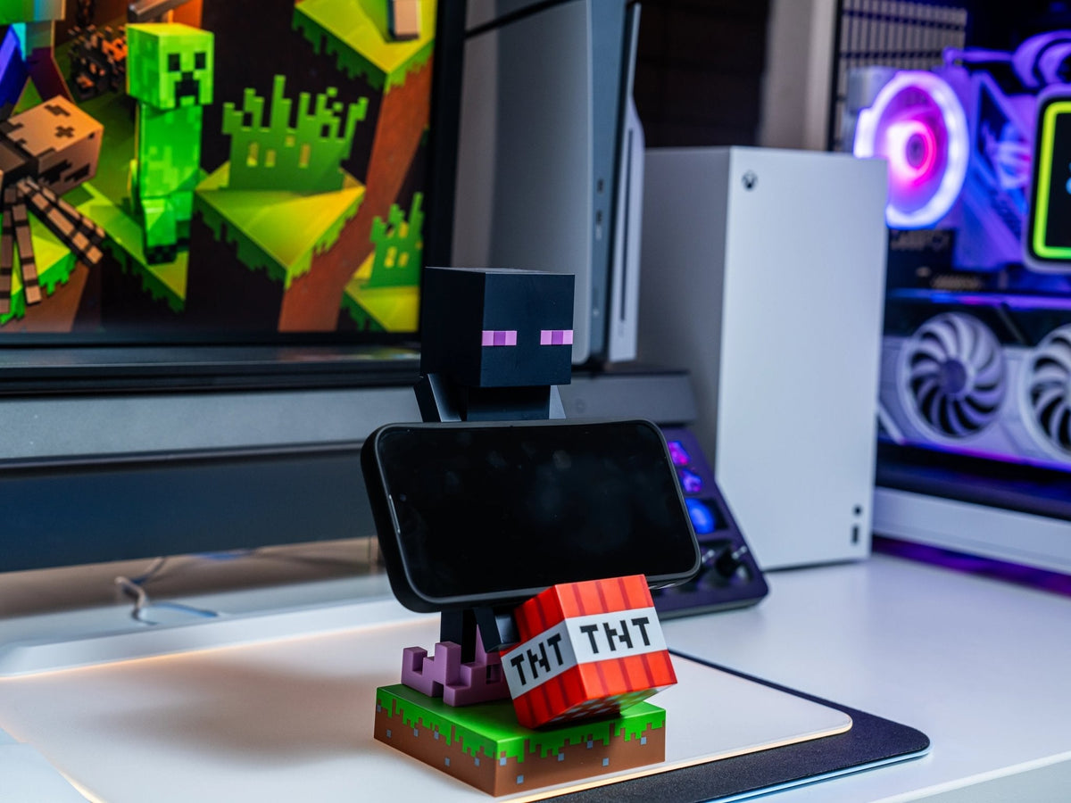 Minecraft Pro Set Licensed Gaming Collectibles & Accessories | Cable Guys, Peekos | EXG
