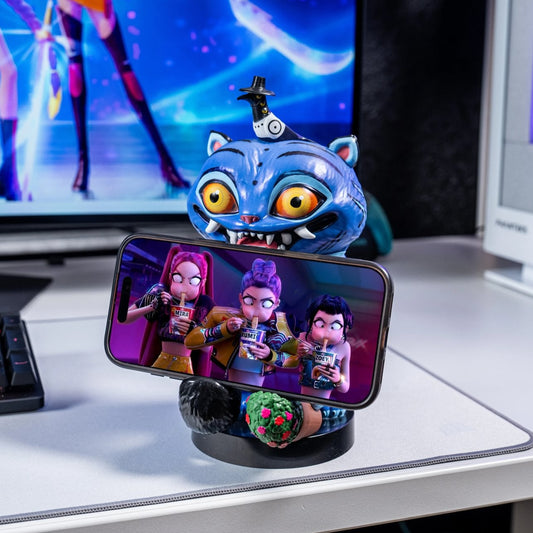 Derpy Tiger Controller Holder and Phone Stand - K-Pop Demon Hunters, Cable Guys