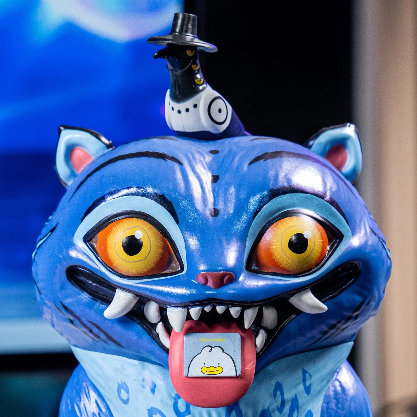 Derpy Tiger Controller Holder and Phone Stand - K-Pop Demon Hunters, Cable Guys