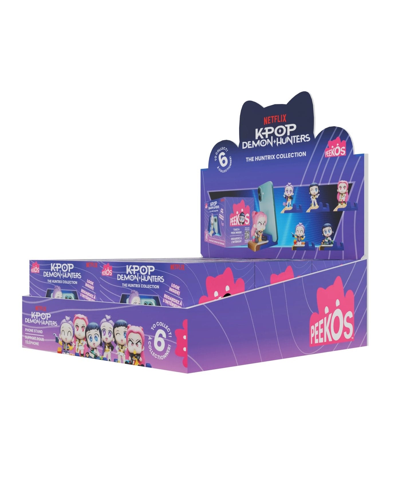 K-Pop Demon Hunters Peeko Phone Stand Collectibles - K-Pop Demon Hunters, Peekos