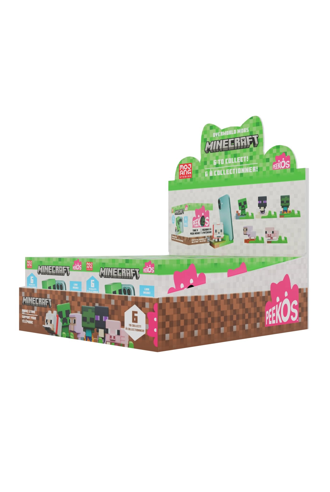Minecraft Peeko Phone Stand Collectables - Minecraft, Peekos