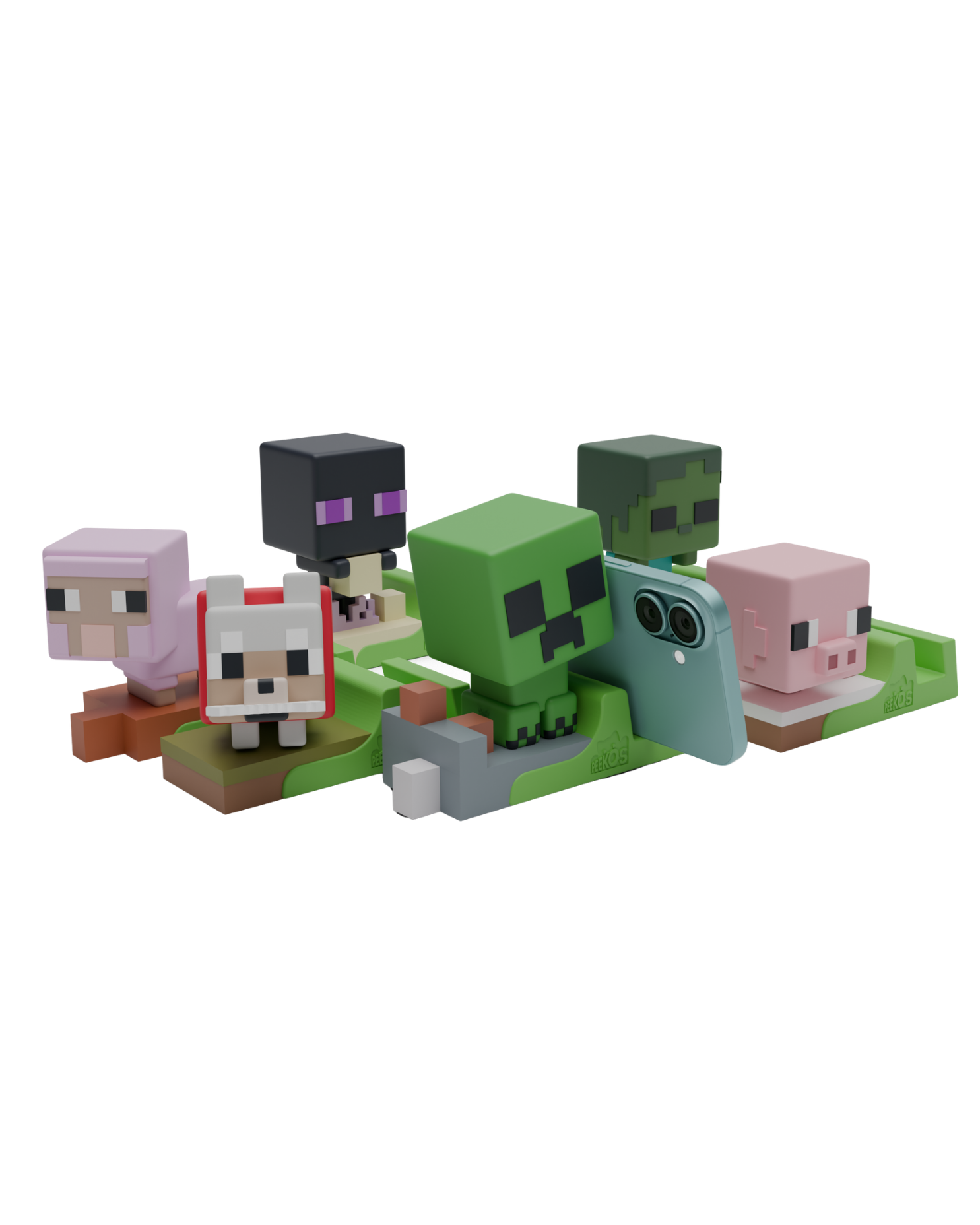 Minecraft Peekos, Set of 6 - Phone Stand Collectibles
