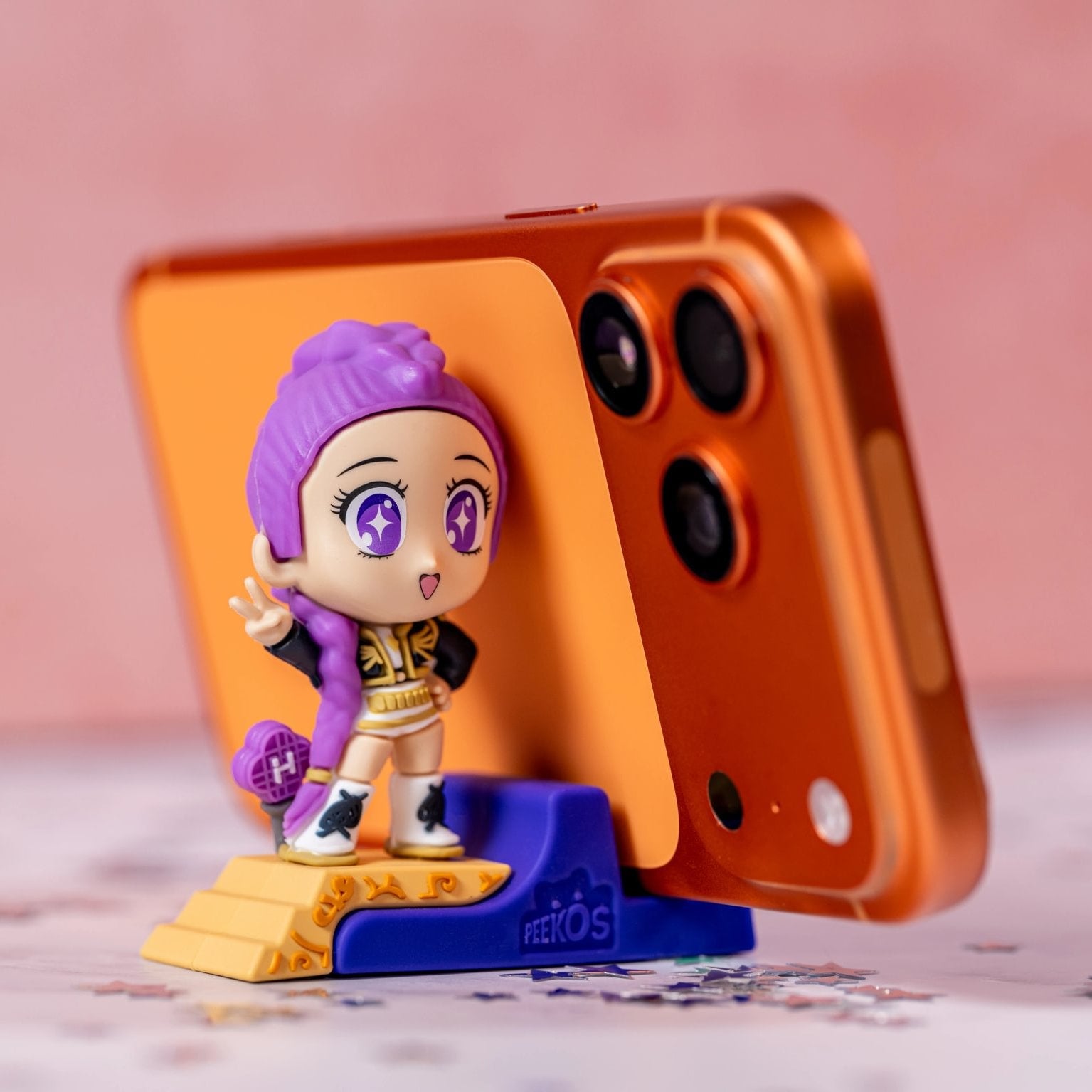 K-Pop Demon Hunters Peeko Phone Stand Collectibles - K-Pop Demon Hunters, Peekos