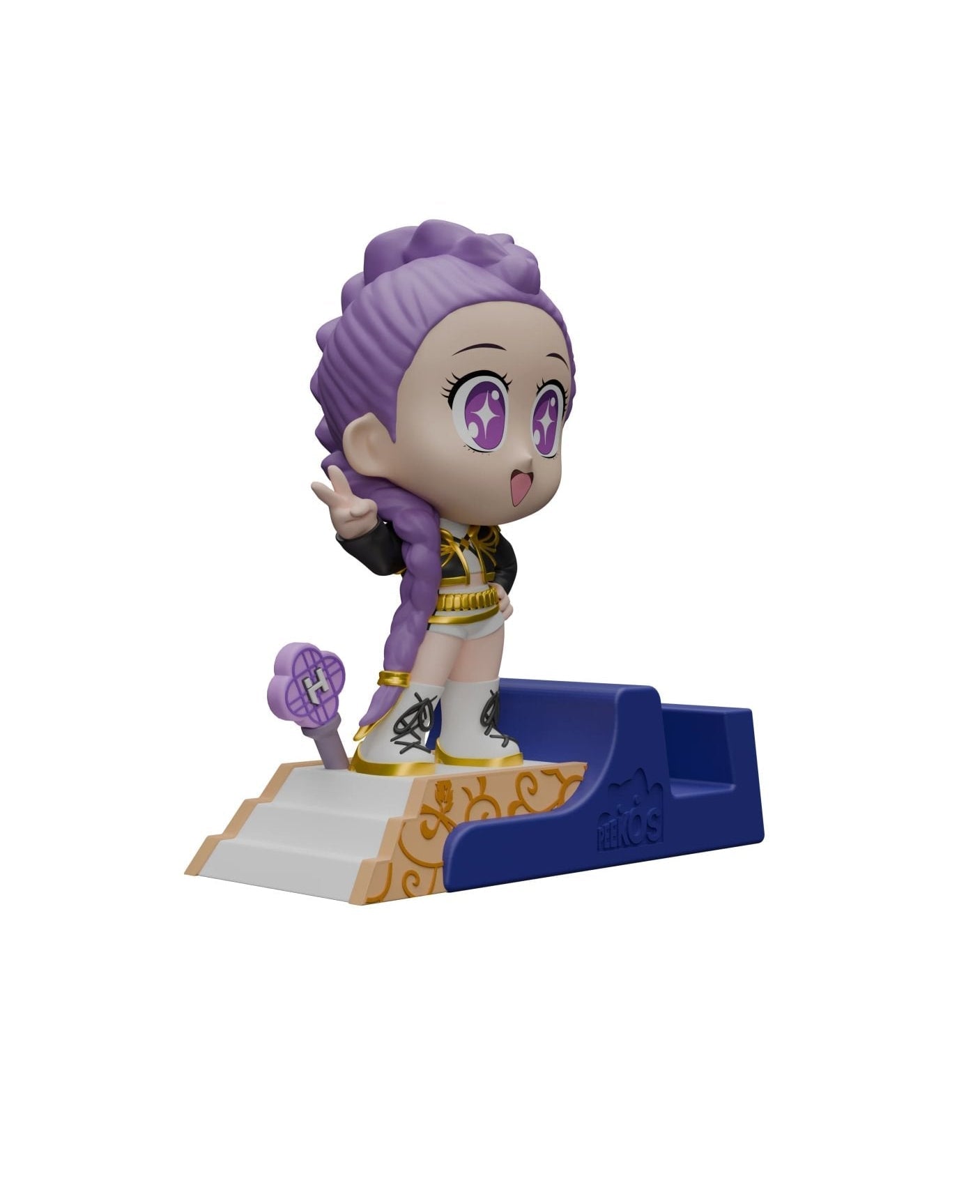 Golden Rumi Phone Stand Collectible – K-Pop Demon Hunters, Peekos