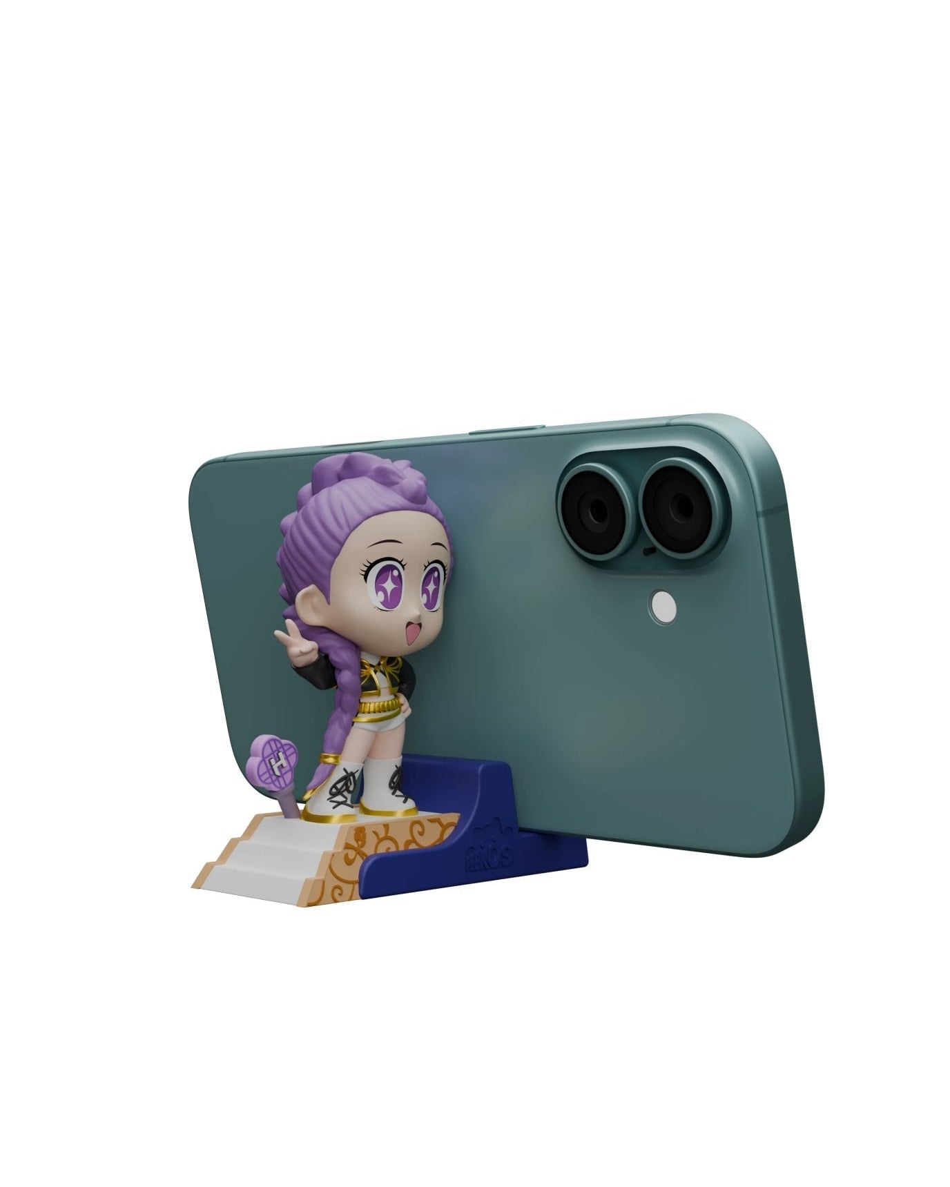 Golden Rumi Phone Stand Collectible – K-Pop Demon Hunters, Peekos