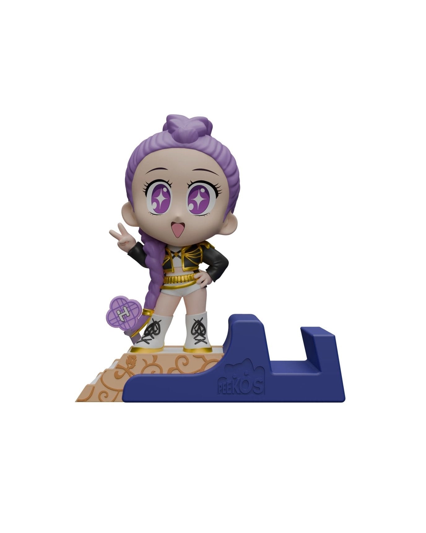 Golden Rumi Phone Stand Collectible – K-Pop Demon Hunters, Peekos
