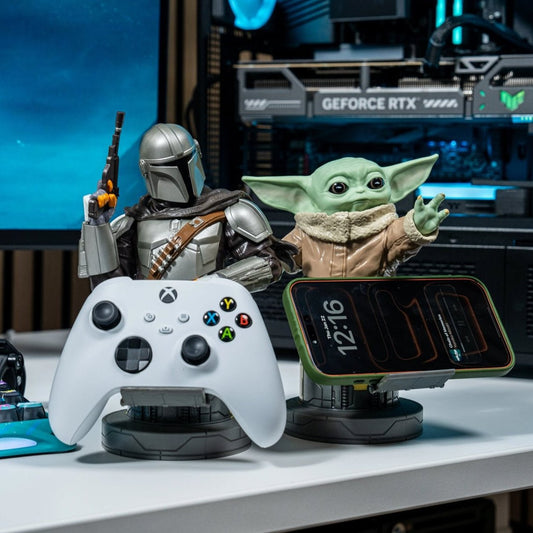 Grogu: Mandalorian Apprentice Controller Holder & Phone Stand – Star Wars, Cable Guys - EXG Pro