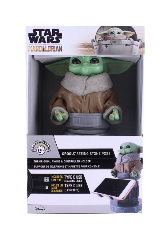 Grogu 'Seeing Stone Pose' Controller Holder & Phone Stand – Star Wars, Cable Guys - EXG Pro