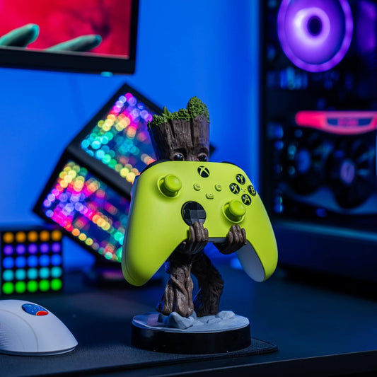 Guardians of The Galaxy: Toddler Groot Cable Guys Original Controller and Phone Holder - EXG Pro