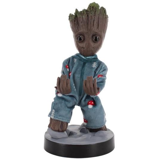 Guardians of The Galaxy: Toddler Groot in Pajamas Cable Guys Original Controller and Phone Holder - EXG Pro