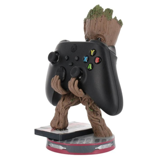 I Am Groot: Smiley Toddler Groot Cable Guys Controller Holder and Phone Stand - EXG Pro