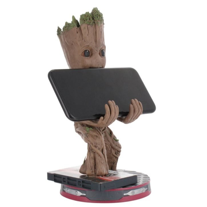 I Am Groot: Smiley Toddler Groot Cable Guys Controller Holder and Phone Stand - EXG Pro