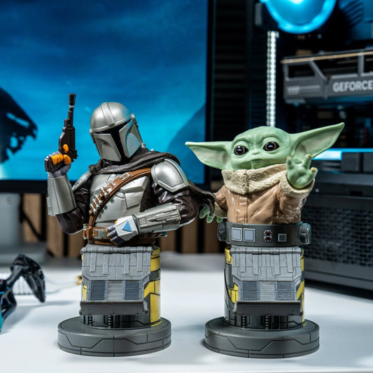 The Mandalorian: Bounty Hunter Controller Holder & Phone Stand – Star Wars, Cable Guys - EXG Pro